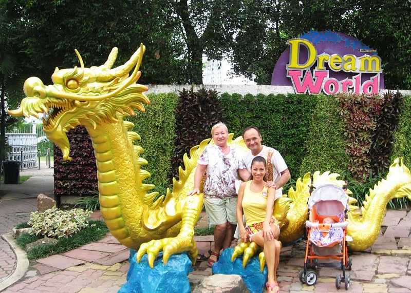 Бангкок парк развлечений Дрим Ворлд зона Dream World Plaza