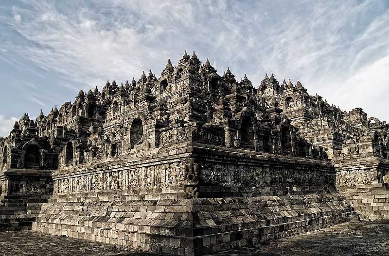 храмовый комплекс Борободур,достопримечательности индонезии